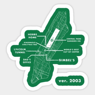 Buddy's Manhattan Diagram Sticker